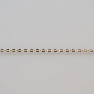 Permanent jewelry chain link detail