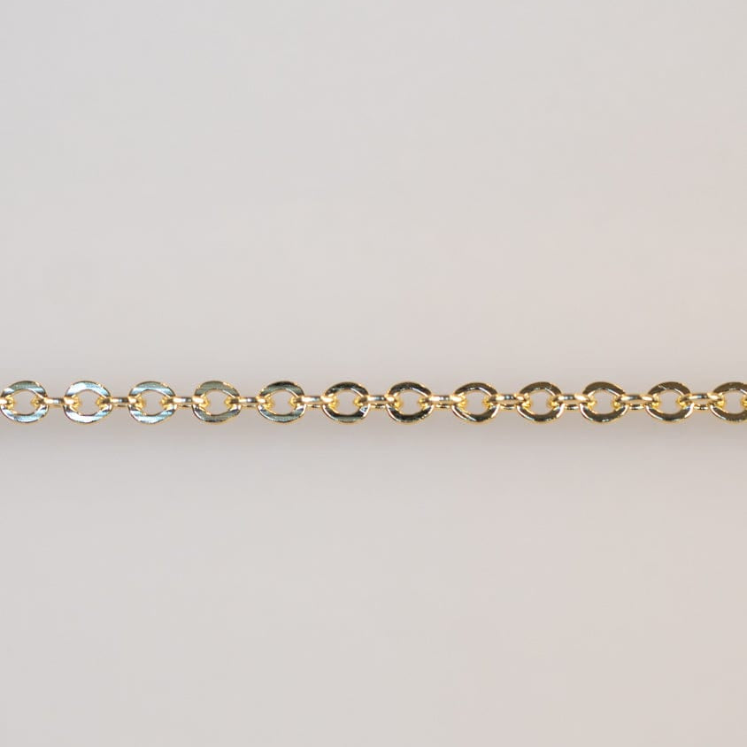 Permanent jewelry chain detail