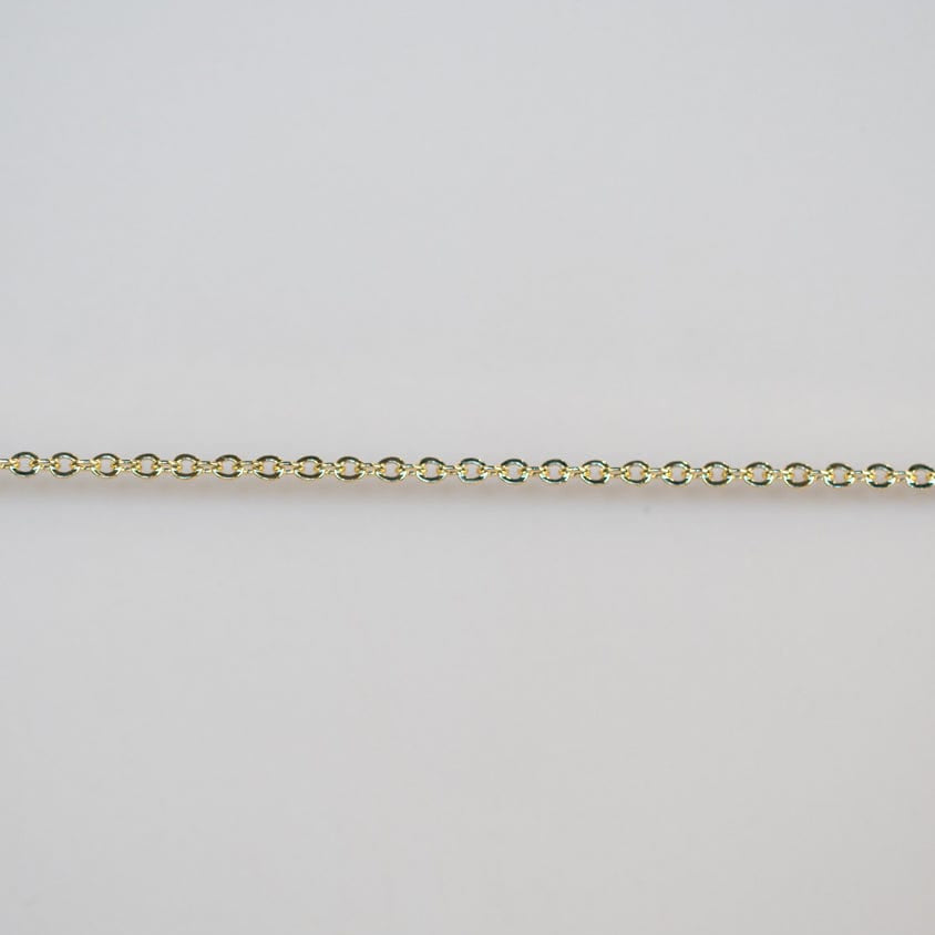 Permanent jewelry chain detail