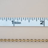 Cable Flat - Gold Filled