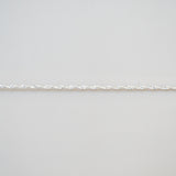 Herringbone Rope - Small - Sterling Silver