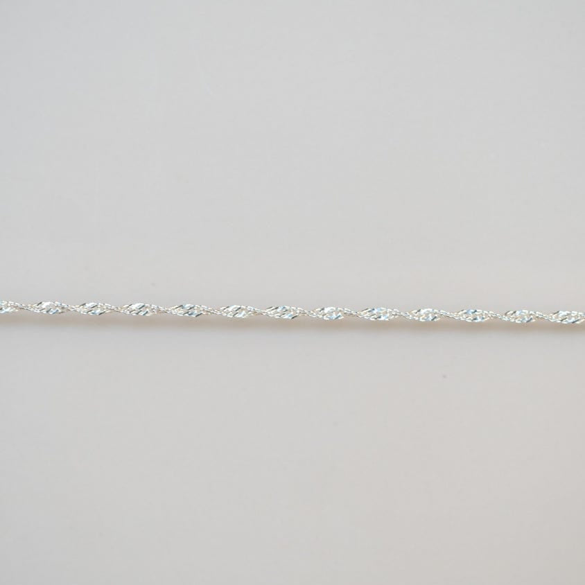 Permanent jewelry chain - delicate silver link