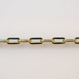 Paperclip - Flat - Large - Gold Filled