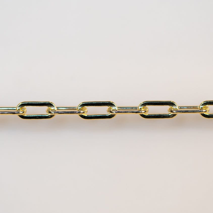 Gold permanent jewelry chain