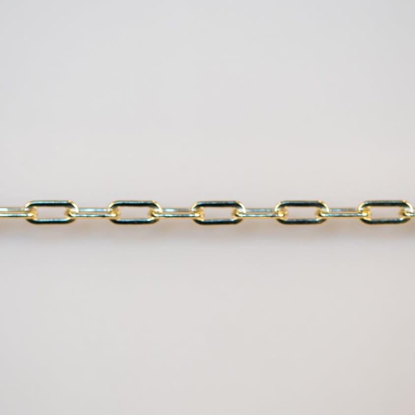 Gold permanent jewelry chain
