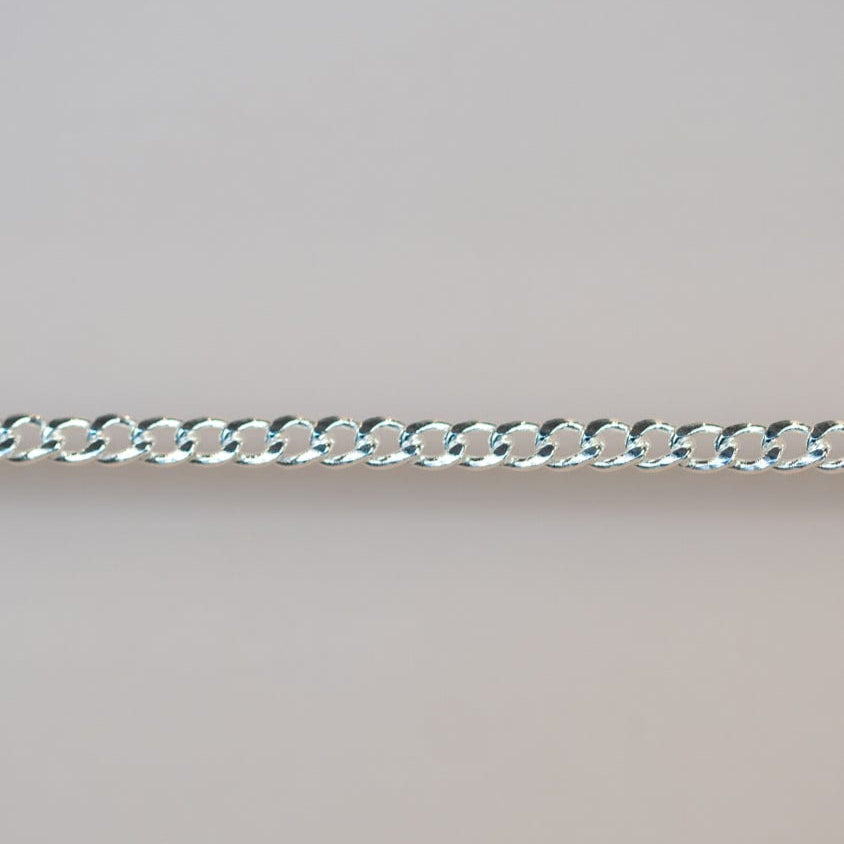 Permanent Jewelry Chain - Silver Chain Detail