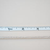 Flat Curb - Sterling Silver