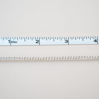 Permanent Jewelry Chain - 56, measured with ruler