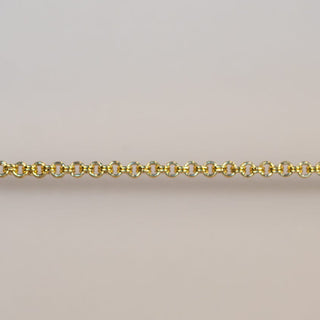 Permanent Jewelry Chain - Gold chain link detail