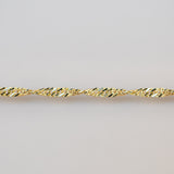 Herringbone Rope - Medium - Gold Filled