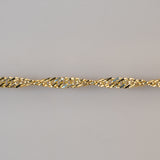 Herringbone Rope - Medium - Gold Filled