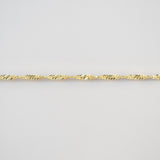 Herringbone Rope - Medium - Gold Filled