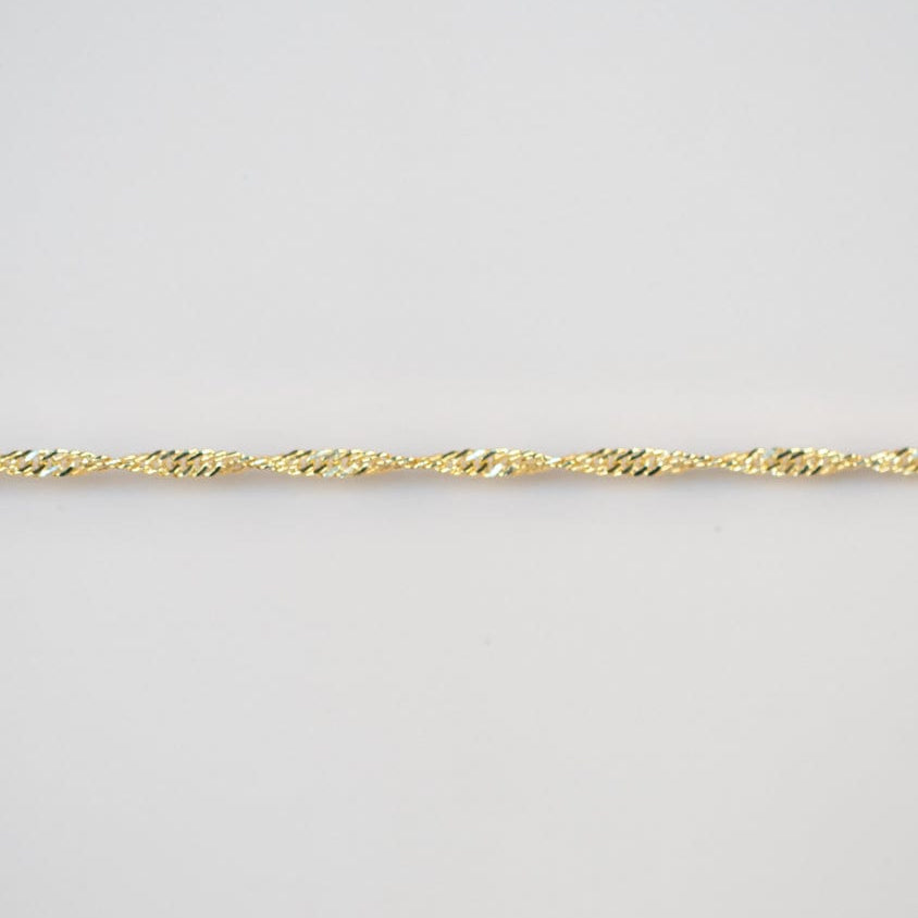 Gold permanent jewelry chain