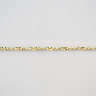 Gold permanent jewelry chain