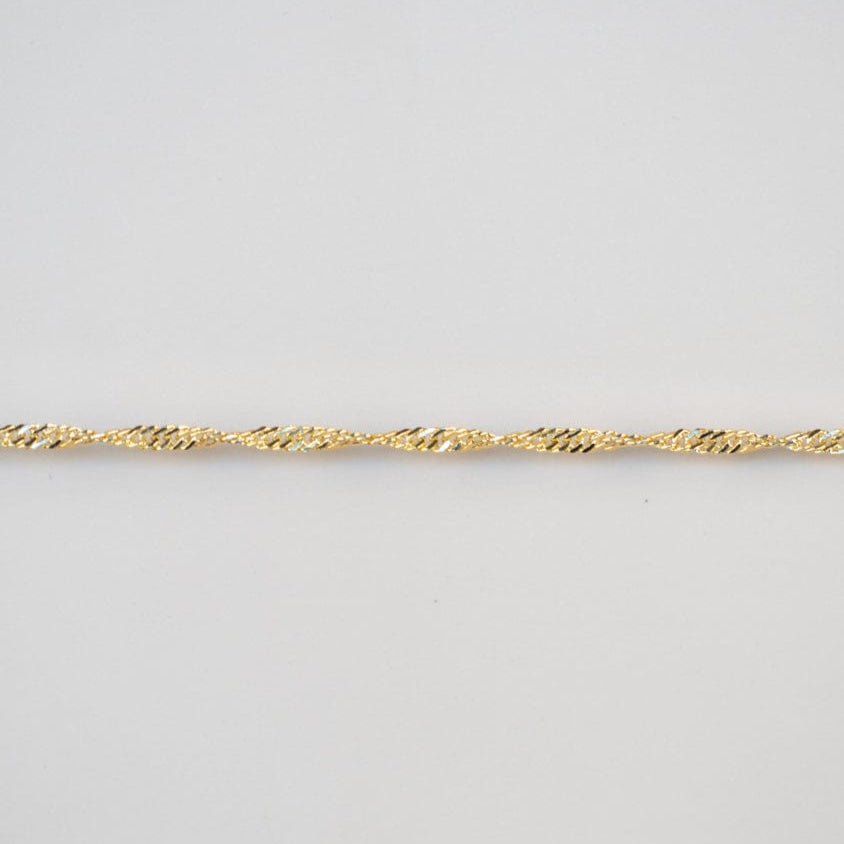Permanent Jewelry Chain - Gold chain detail