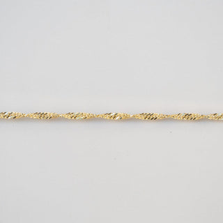 Permanent Jewelry Chain - Gold chain detail