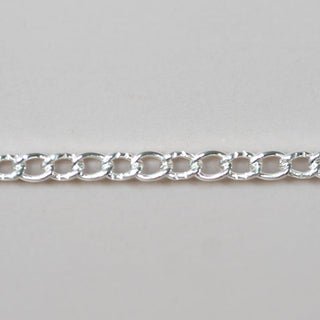 Skip Knurled Cable - Sterling Silver