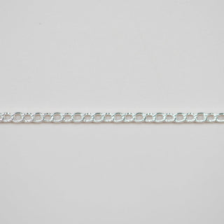 Skip Knurled Cable - Sterling Silver
