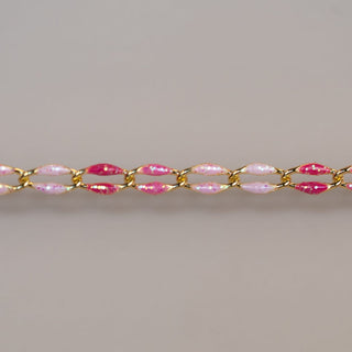 Pink Oasis Glitter bracelet close-up