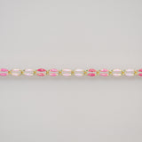 Gold Enamel in Pink Oasis - Glitter