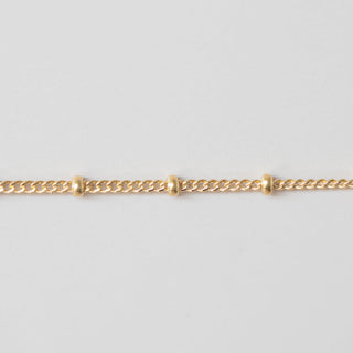 Satellite - Curb - Gold Filled