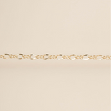 gold chain sold by the yard for permanent jewelry
