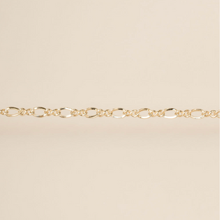 gold chain sold by the yard for permanent jewelry