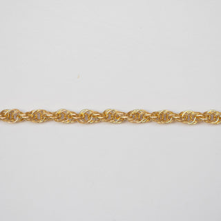 Rope chain for permanent jewelry