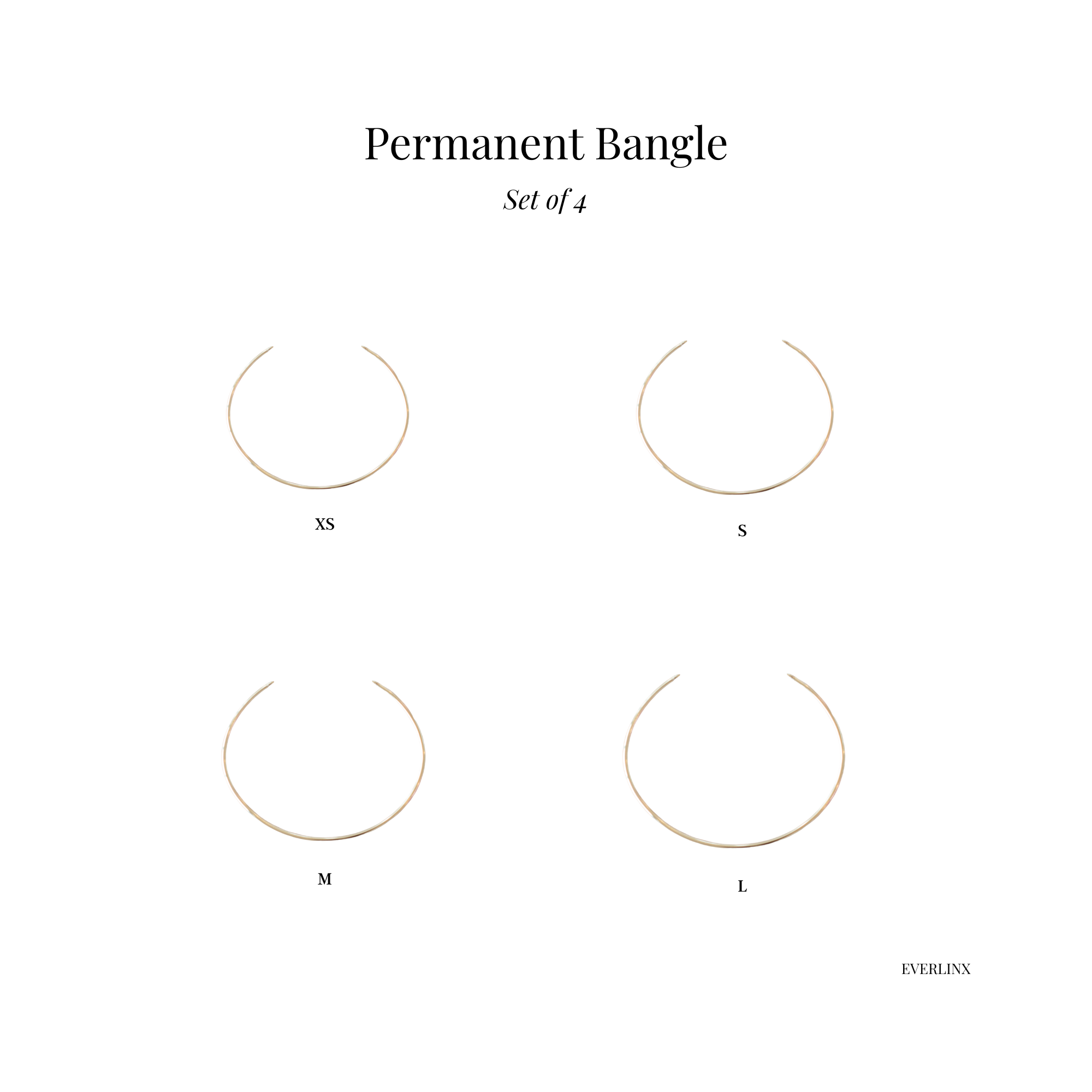 Permanent Bangle - Gold Filled