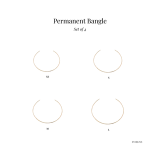 Permanent Bangle - Gold Filled
