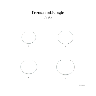 Permanent Bangle - Sterling Silver