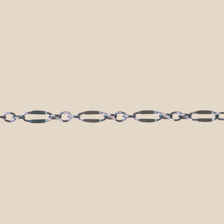 Black Oxidized Triple Linked Dapped