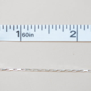 Long Link Box - Sterling Silver