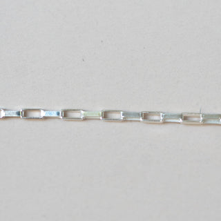 Long Link Box - Sterling Silver