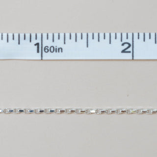 Beveled Cable - Sterling Silver