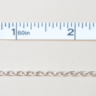 Cable - Flattened - Sterling Silver