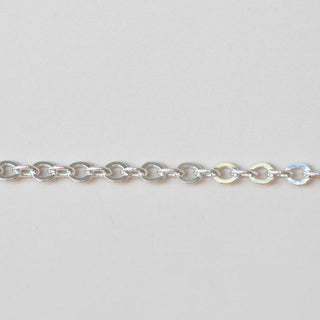Cable - Flattened - Sterling Silver