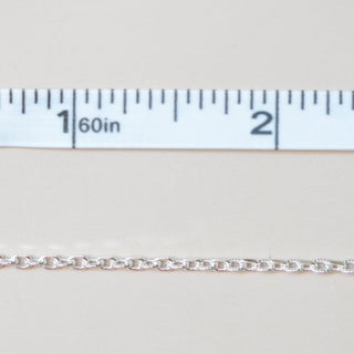 Cable - Diamond Cut - Textured - Sterling Silver