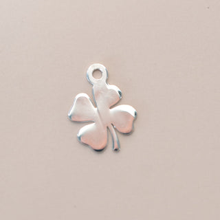 4 Leaf Clover Dangle Charm - Sterling Silver
