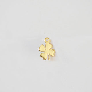 4 Leaf Clover Dangle Charm - Gold Plated