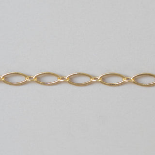 Long & Short Oval Link - Gold Filled