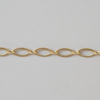 Long & Short Oval Link - Gold Filled