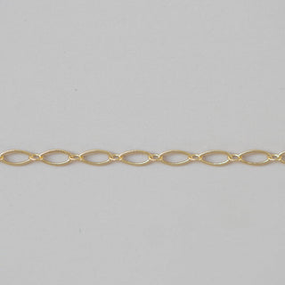 Long & Short Oval Link - Gold Filled