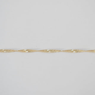 Herringbone Rope - Medium - Gold Filled