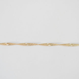 Herringbone Rope - Medium - Gold Filled