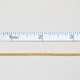 Rope - Reverse Curb - Gold Filled