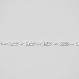 Herringbone Rope - Large - Sterling Silver