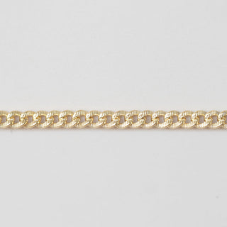 Knurled Curb - Gold Filled
