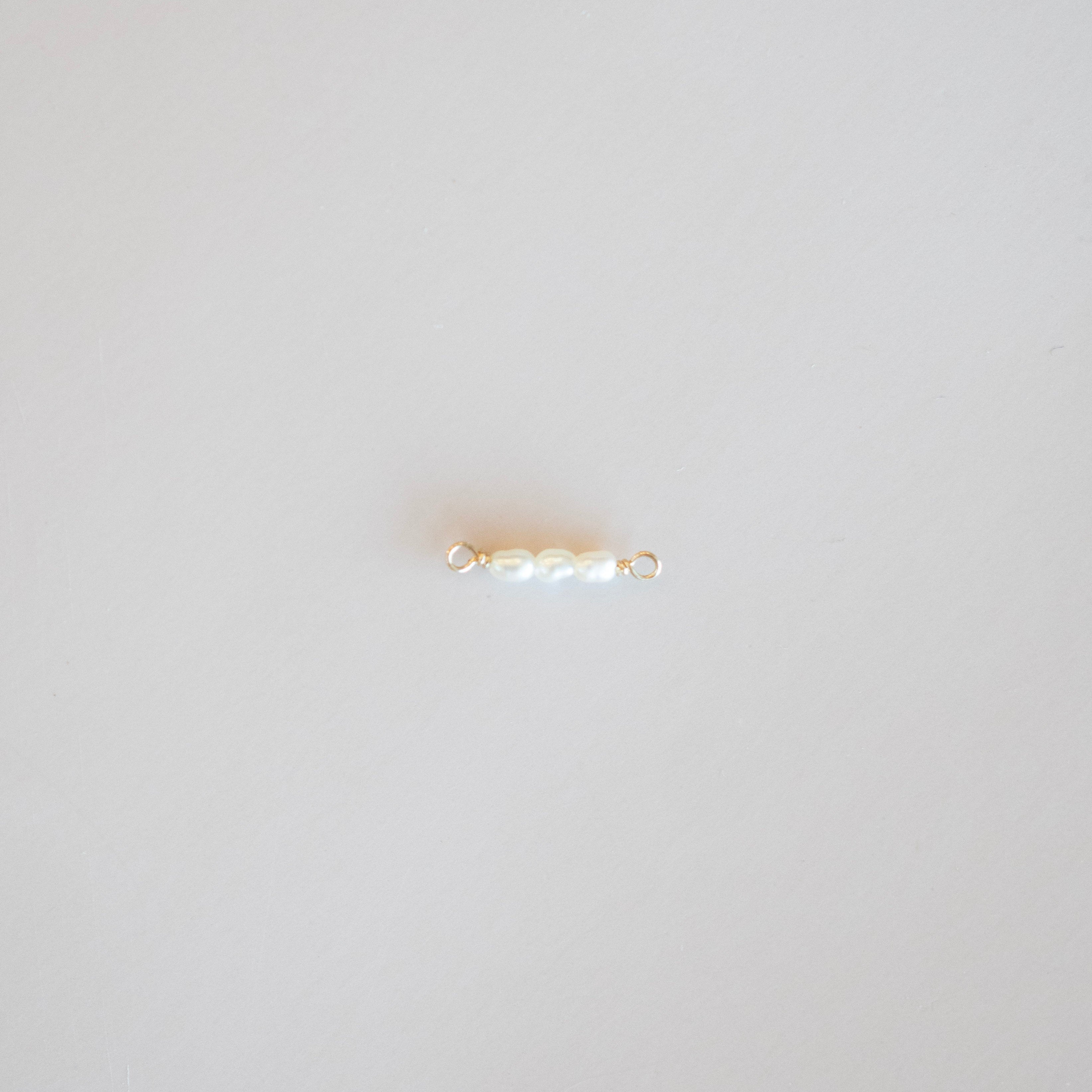 pearl charm for permanent jewelry