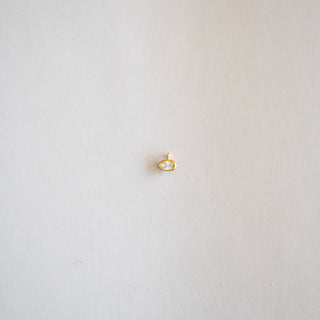 Oval Birthstone - Dangle - Gold Filled